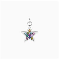 Charm Kidult Woman in Steel Cristallo 741219 - 741219
